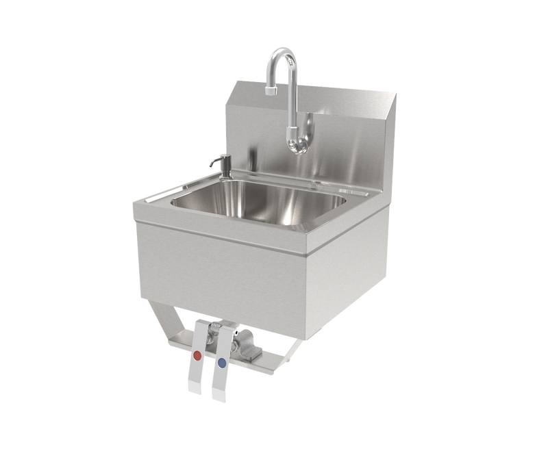 AA Faucet Knee Operated Wall-Mount Hand Sink (HS-1615K)