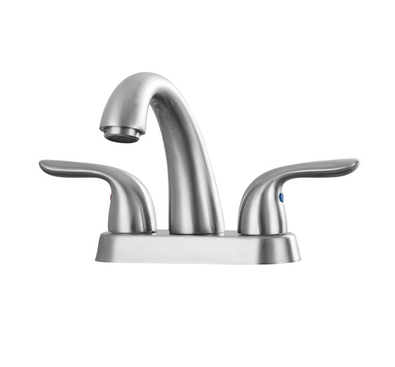 AA Faucet Stainless Steel Centerset Bathroom Faucet (AR-B3354-B)