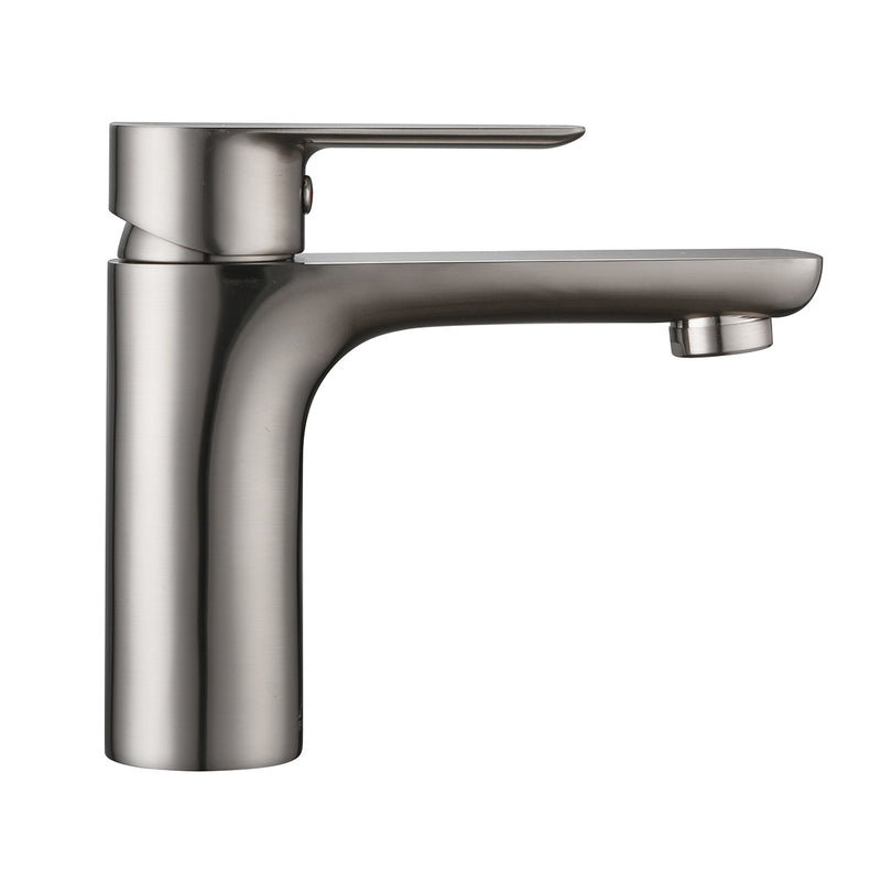 AA Faucet Brushed Nickel Single Handle Bathroom Faucet (AR-D3086-B)