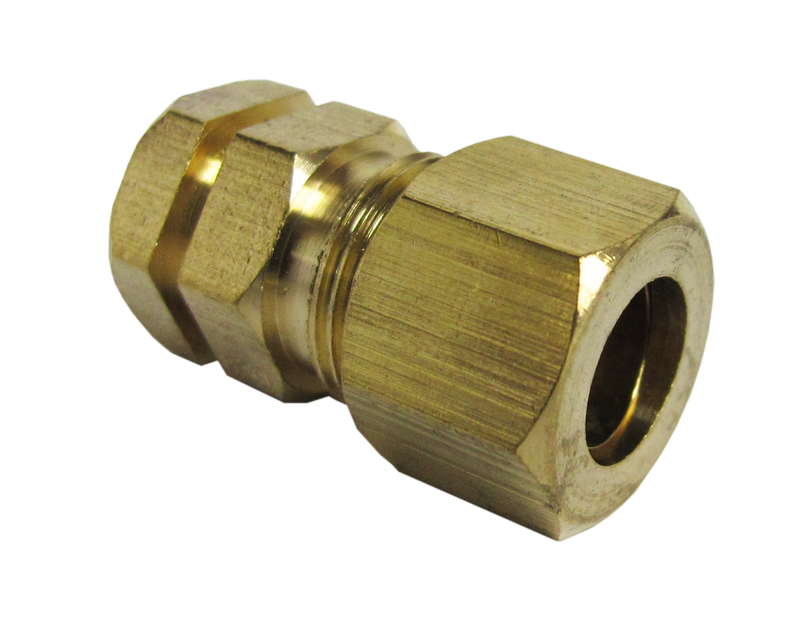 3/16" NPT x 3/8" O.D Tube Adapter Straight Fitting