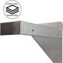 GSW Stainless Steel Commercial Wall Mount Shelf Industrial Appliance Equipment, Restaurant, Bar, Home, Kitchen, Laundry, Garage and Utility Room (16" Depth)