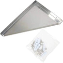 GSW Stainless Steel Commercial Wall Mount Shelf Industrial Appliance Equipment, Restaurant, Bar, Home, Kitchen, Laundry, Garage and Utility Room (16" Depth)