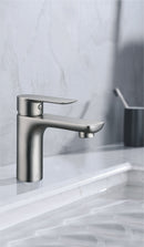 AA Faucet Brushed Nickel Single Handle Bathroom Faucet (AR-D3086-B)