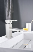 AA Faucet Chrome Stainless Steel Single Handle Bathroom Faucet (AR-B0033-B)