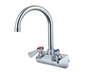 AA Faucet 4-Inch Wall-Mount Faucet w/6" Gooseneck Spout for Hand Sink (AA-412G)