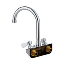 AA Faucet 4-Inch Wall-Mount Faucet w/6" Gooseneck Spout for Hand Sink (AA-412G)