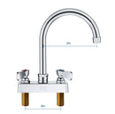 AA Faucet 4-Inch Deck-Mount Faucet w/6" Gooseneck Spout for Hand Sink (AA-422G)
