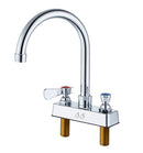AA Faucet 4-Inch Deck-Mount Faucet w/6" Gooseneck Spout for Hand Sink (AA-422G)