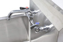 AA Faucet 8-Inch Wall-Mount Commercial Duty Faucet w/16" Spout ( AA-716G)