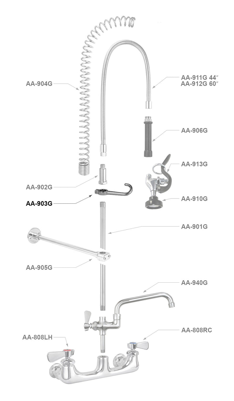 AA Faucet Riser Hook (AA-903G)