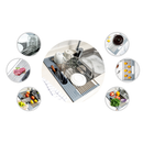 AA Faucet Black Stainless Steel Roll-Up Dish Drying Rack with Utensil Caddy (AR-28CM-BK)