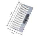 AA Faucet Grey Stainless Steel Roll-Up Dish Drying Rack with Utensil Caddy (AR-28CM-GY)