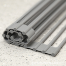 AA Faucet 20.4-Inch Grey Stainless Steel Over the Sink Roll-Up Dish Drying Rack (AR-3530CM-GY)