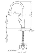 AA Faucet Stainless Steel Kitchen Faucet (AR-D0659-B)