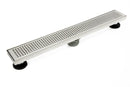 AA Faucet 24-Inch Linear Shower Drain Brushed Stainless Steel (AR-SHWRDRAIN-LN1)