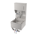 AA Faucet Knee Operated Wall-Mount Hand Sink w/Towel & Soap Dispenser (HS-1615KC)