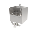 AA Faucet Knee Operated Wall-Mount Hand Sink w/Splash Guards (HS-1615KS)