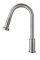 AA Faucet Stainless Steel Kitchen Faucet w/High Arc Pull-Down Sprayer  (AR-D3411-B)