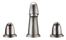 AA Faucet Brushed Nickel Stainless Steel 3 Holes Widespread Bathroom Faucet (AR-B0377-B)