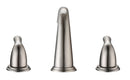 AA Faucet Brushed Nickel Stainless Steel 3 Holes Widespread Bathroom Faucet (AR-B0377-B)