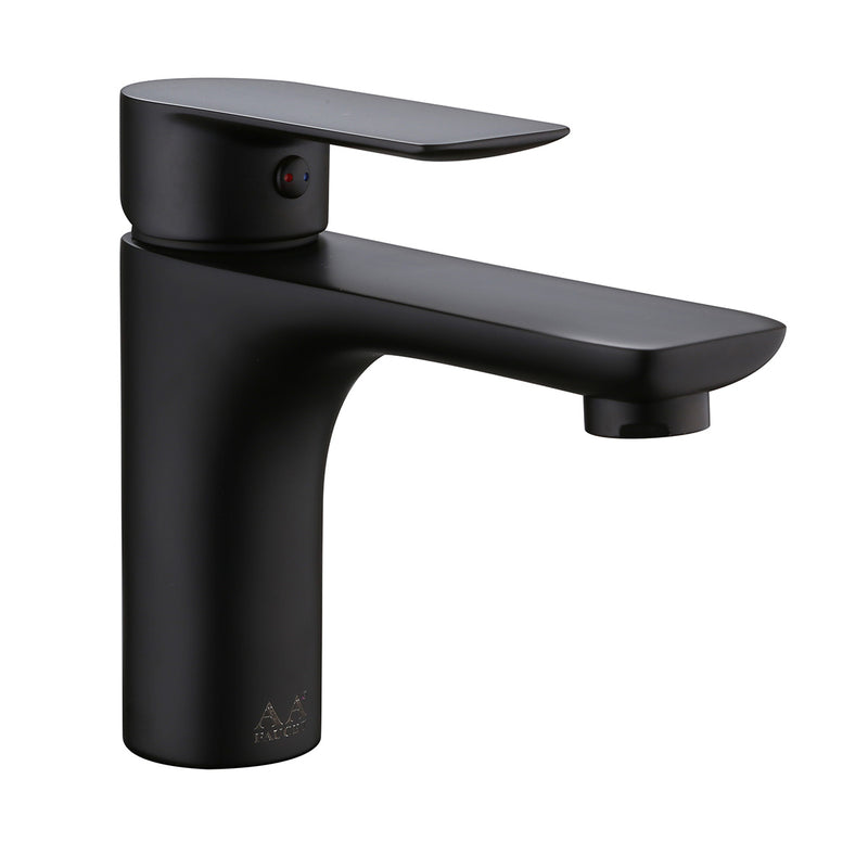 AA Faucet Matte Black Single Handle Bathroom Faucet (AR-D3086-M)