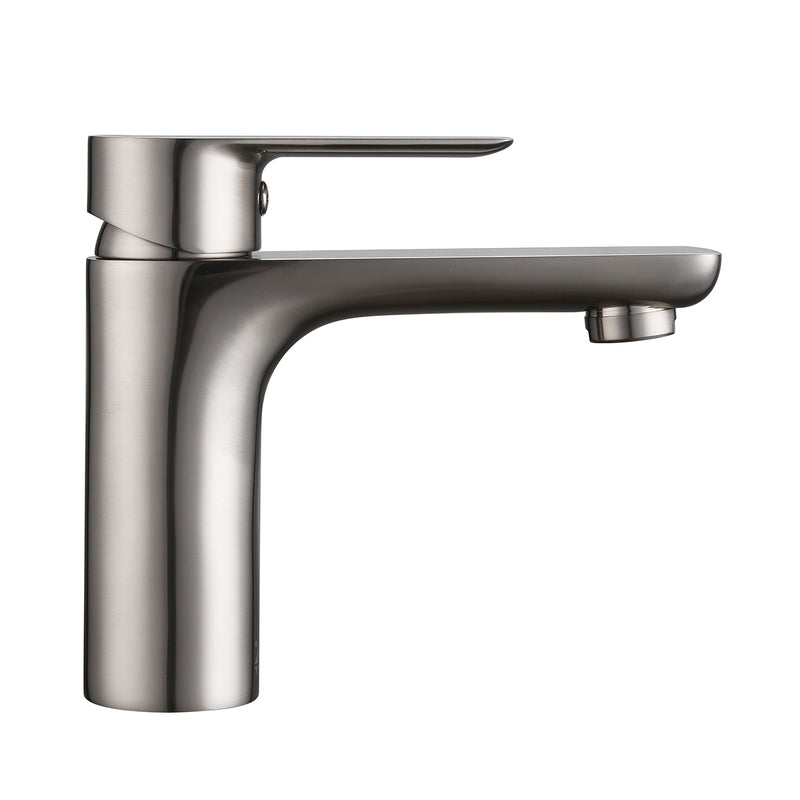 AA Faucet Brushed Nickel Single Handle Bathroom Faucet (AR-D3086-B)