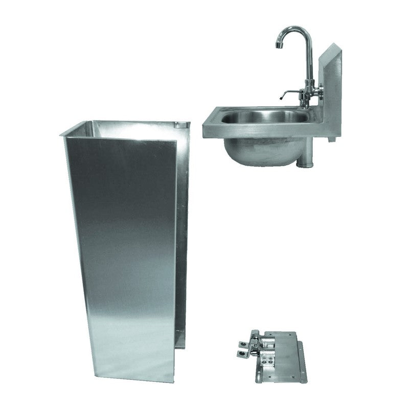 AA Faucet Foot Operated Hand Sink with lead-free faucet & Soap Dispenser (HS-1615F)